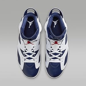 Amazon.com: AIR JORDAN 6 RETRO WHITE AND MIDNIGHT NAVY : Sports